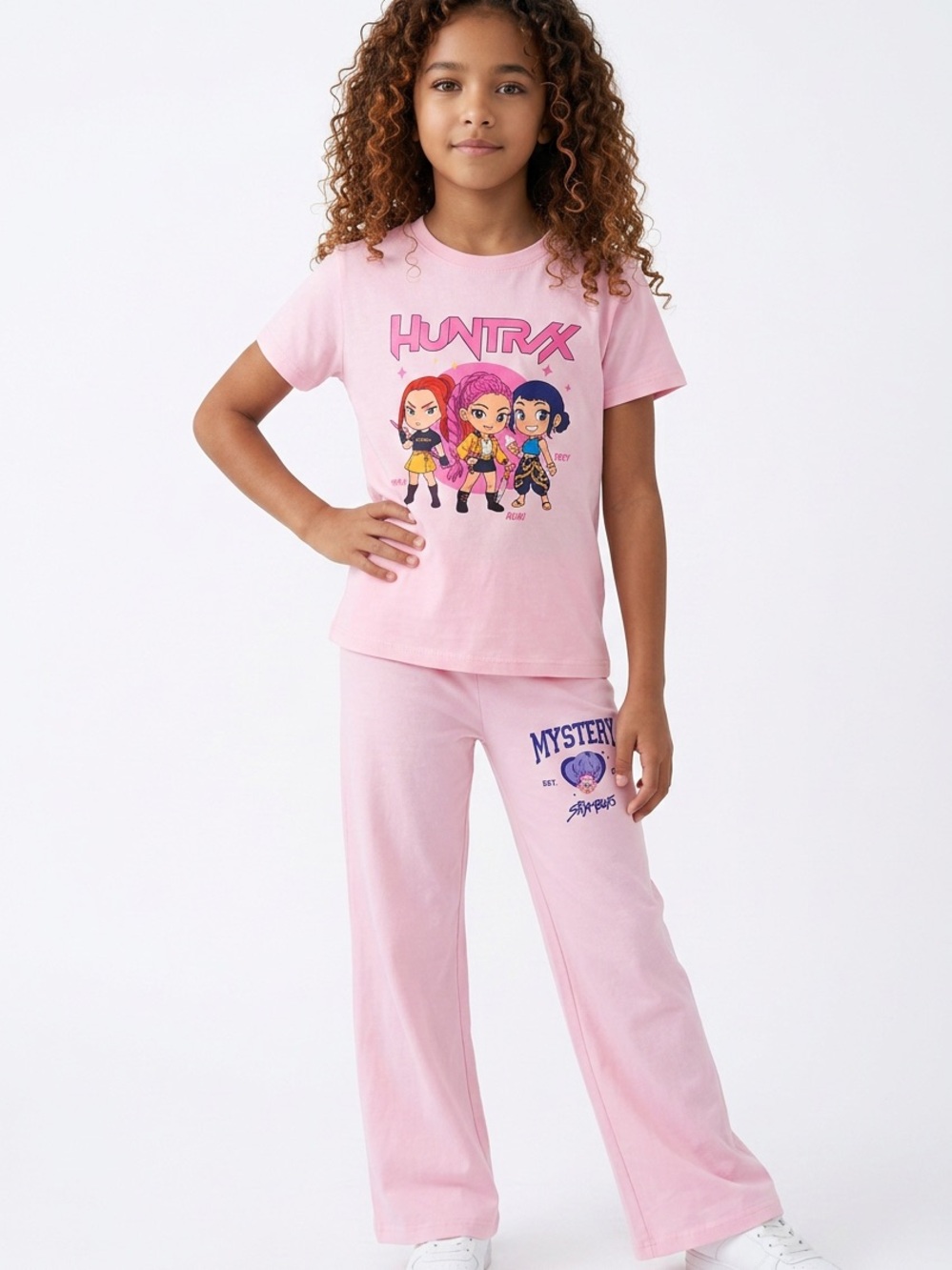 Pink Huntrax Graphic Kids Pajama Set